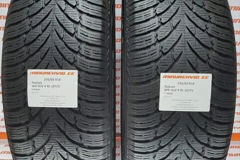 Kasutatud lamellrehv 235/60R18 Nokian WR SUV 4 XL 107/V