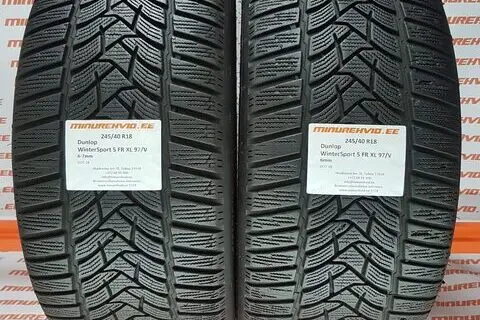 Kasutatud lamellrehv 245/40R18 Dunlop WinterSport 5 FR XL 97/V