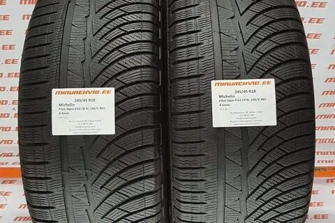 Kasutatud lamellrehv 245/45R18 Michelin Pilot Alpin PA4 FR XL 100/V MO