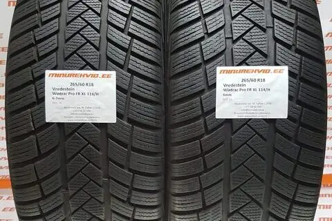 Kasutatud lamellrehv 265/60R18 Vredestein Wintrac Pro FR XL 114/H