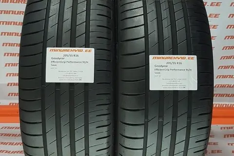 Kasutatud suverehv 205/55R16 GoodYear EfficientGrip Performance 91/H