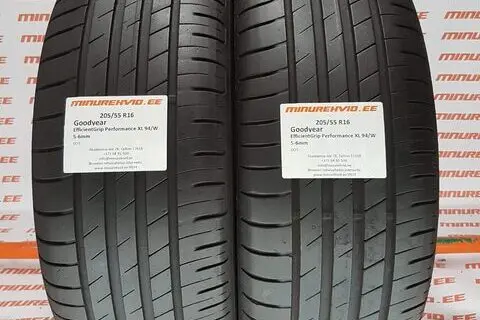 Kasutatud suverehv 205/55R16 GoodYear EfficientGrip Performance XL 94/W