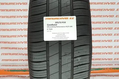 Kasutatud suverehv 205/55R16 GoodYear EfficientGrip Performance 91/V LRR