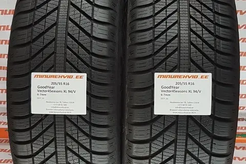 Kasutatud suverehv 205/55R16 GoodYear Vector 4Seasons XL 94/V