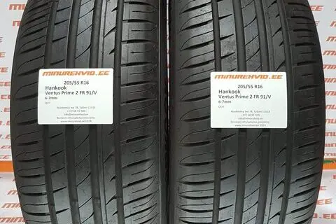 Kasutatud suverehv 205/55R16 Hankook Ventus Prime 2 FR 91/V