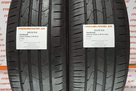 Kasutatud suverehv 205/55R16 Hankook Ventus Prime 3 FR 91/V/H