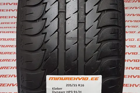 Kasutatud suverehv 205/55R16 Kleber Dynaxer HP3 91/H
