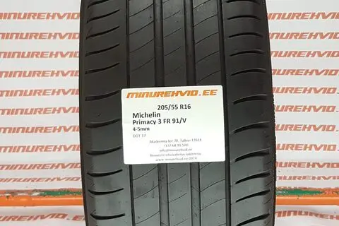 Kasutatud suverehv 205/55R16 Michelin Primacy 3 FR 91/V