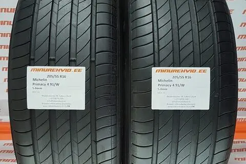 Kasutatud suverehv 205/55R16 Michelin Primacy 4 91/W
