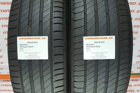 Kasutatud suverehv 205/55R16 Michelin Primacy 4 FR 91/V/H