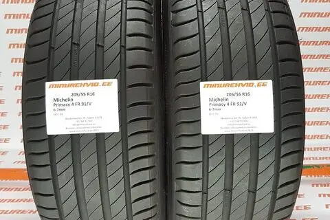Kasutatud suverehv 205/55R16 Michelin Primacy 4 FR 91/V/W