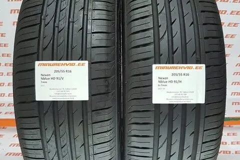 Kasutatud suverehv 205/55R16 Nexen Nblue HD 91/V/H