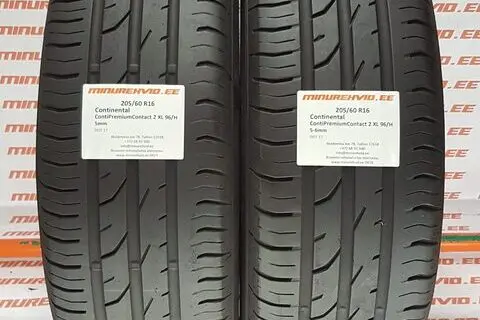Kasutatud suverehv 205/60R16 Continental ContiPremiumContact 2 XL 96/H