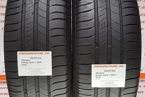 Kasutatud suverehv 205/60R16 Michelin Energy Saver + 92/H/W