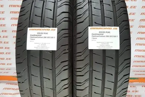 Kasutatud suverehv 205/65R16 Continental ContiVanContact 200 107/105 T