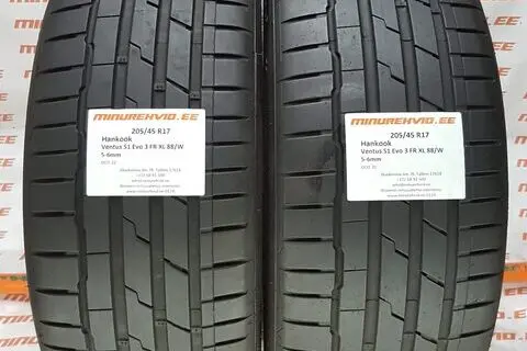 Used summer tire 205/45R17 Hankook Ventus S1 Evo 3 FR XL 88/W
