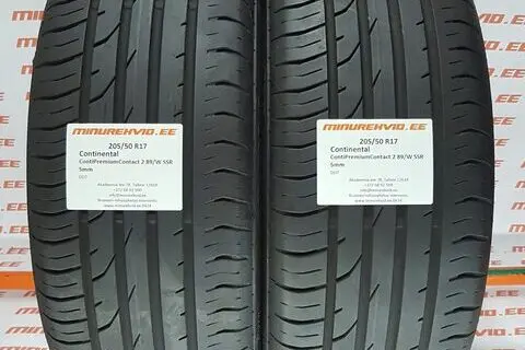Used summer tire 205/50R17 Continental ContiPremiumContact 2 89/W SSR
