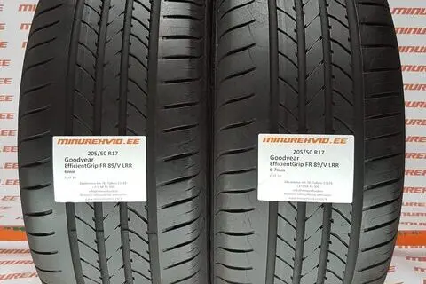 Used summer tire 205/50R17 GoodYear EfficientGrip FR 89/V LRR