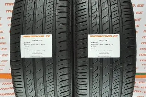 Used summer tire 205/55R17 Barum Bravuris 5 HM FR XL 95/V