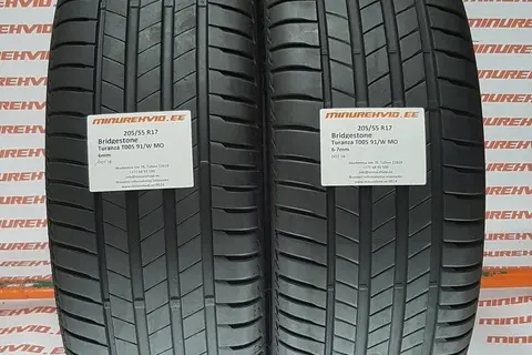 Used summer tire 205/55R17 Bridgestone Turanza T005 91/W MO
