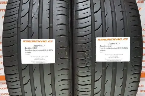Kasutatud suverehv 215/40R17 Continental ContiPremiumContact 2 FR XL 87/V