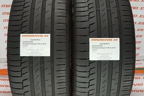 Kasutatud suverehv 215/40R17 Continental PremiumContact 6 FR XL 87/Y