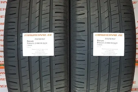 Used summer tire 215/50R17 Barum Bravuris 3 HM FR 91/Y