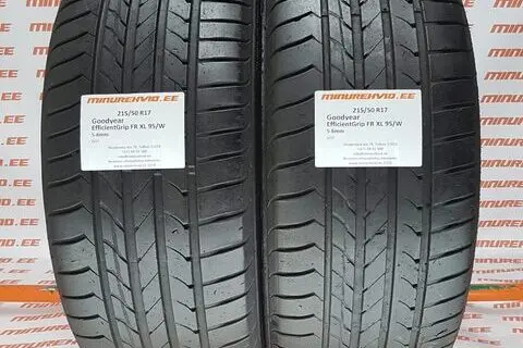 Used summer tire 215/50R17 GoodYear EfficientGrip FR XL 95/W