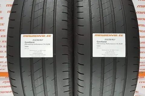 Used summer tire 215/50R17 GoodYear EfficientGrip Performance 2 XL 95/W
