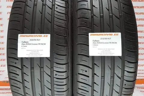 Used summer tire 215/55R17 Falken Ziex ZE914 Ecorun FR 94/W