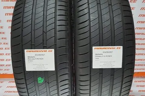 Used summer tire 215/55R17 Michelin Primacy 3 FR 94/V