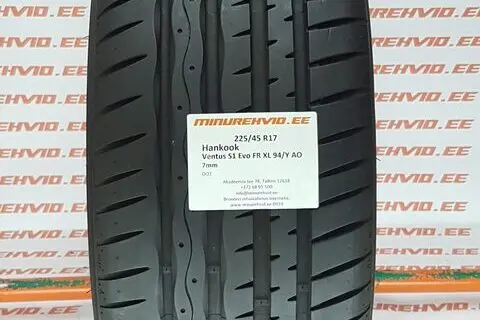Kasutatud suverehv 225/45R17 Hankook Ventus S1 Evo FR XL 94/Y AO