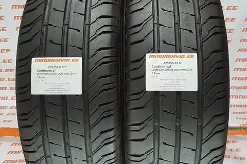 Kasutatud suverehv 225/55R17 Continental ContiVanContact 200 109/107 H