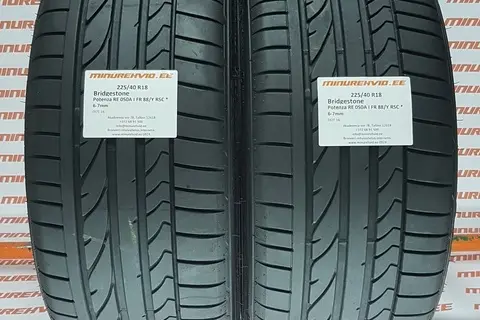 Kasutatud suverehv 225/40R18 Bridgestone Potenza RE050A I FR 88/Y RSC *