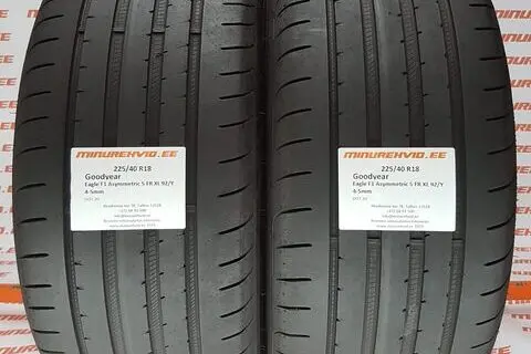 Used summer tire 225/40R18 GoodYear Eagle F1 Asymmetric 5 FR XL 92/Y