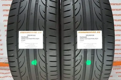 Used summer tire 225/40R18 Hankook Ventus V12 Evo 2 FR XL 92/Y