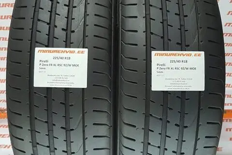 Used summer tire 225/40R18 Pirelli P Zero FR XL RSC 92/W MOE