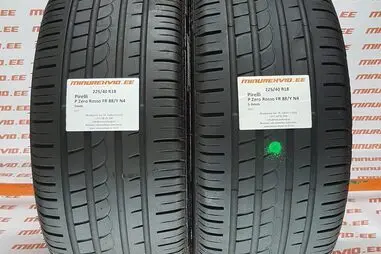 Used summer tire 225/40R18 Pirelli P Zero Rosso FR 88/Y N4-