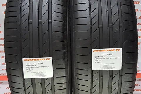 Подержанный летняя шина 225/50R18 Continental ContiSportContact 5 SSR FR 95/W