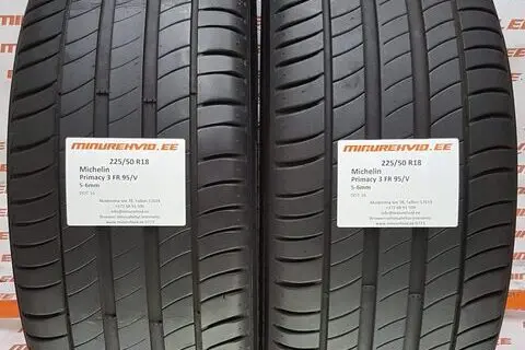 Подержанный летняя шина 225/50R18 Michelin Primacy 3 FR 95/V-