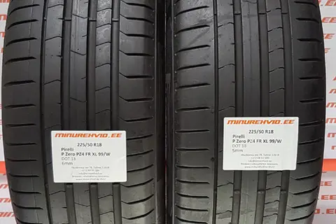 Подержанный летняя шина 225/50R18 Pirelli P Zero PZ4 FR XL 99/W