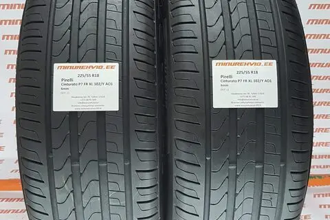 Used summer tire 225/55R18 Pirelli Cinturato P7 FR XL 102/Y AO1