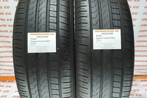 Used summer tire 225/55R18 Pirelli Scorpion Verde FR 99/V