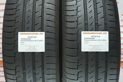 Used summer tire 225/60R18 Continental PremiumContact 6 FR XL 104/V/