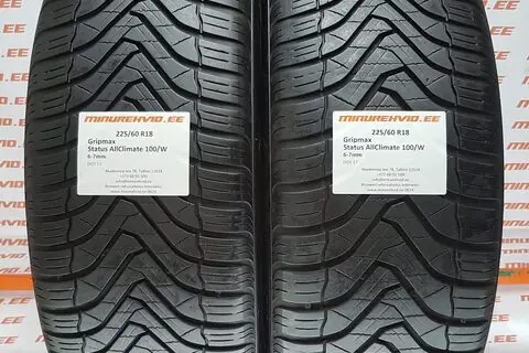 Used summer tire 225/60R18 Gripmax Status AllClimate 100/W