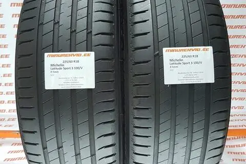 Used summer tire 225/60R18 Michelin Latitude Sport 3 100/V