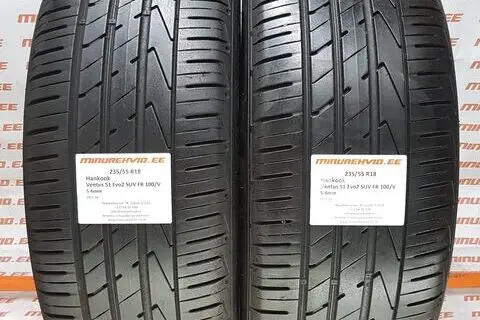 Kasutatud suverehv 235/55R18 Hankook Ventus S1 Evo 2 SUV FR 100/V