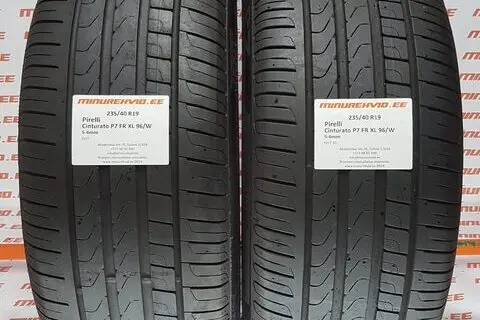 Подержанный летняя шина 235/40R19 Pirelli Cinturato P7 FR XL 96/W