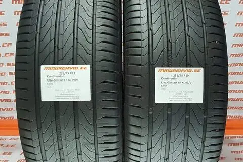 Подержанный летняя шина 235/45R19 Continental UltraContact FR XL 99/V