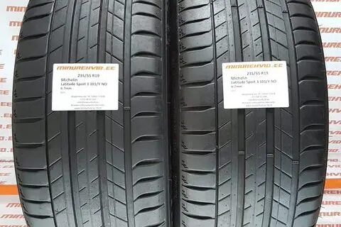 Подержанный летняя шина 235/55R19 Michelin Latitude Sport 3 101/Y NO